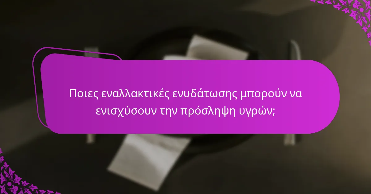 Ποιες εναλλακτικές ενυδάτωσης μπορούν να ενισχύσουν την πρόσληψη υγρών;