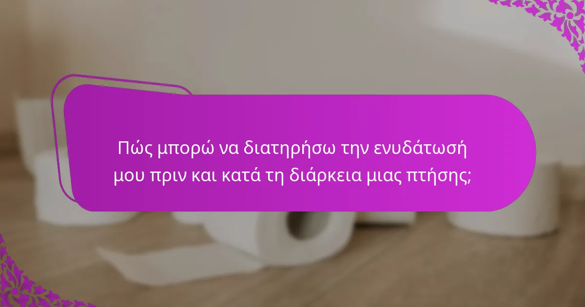 Πώς μπορώ να διατηρήσω την ενυδάτωσή μου πριν και κατά τη διάρκεια μιας πτήσης;